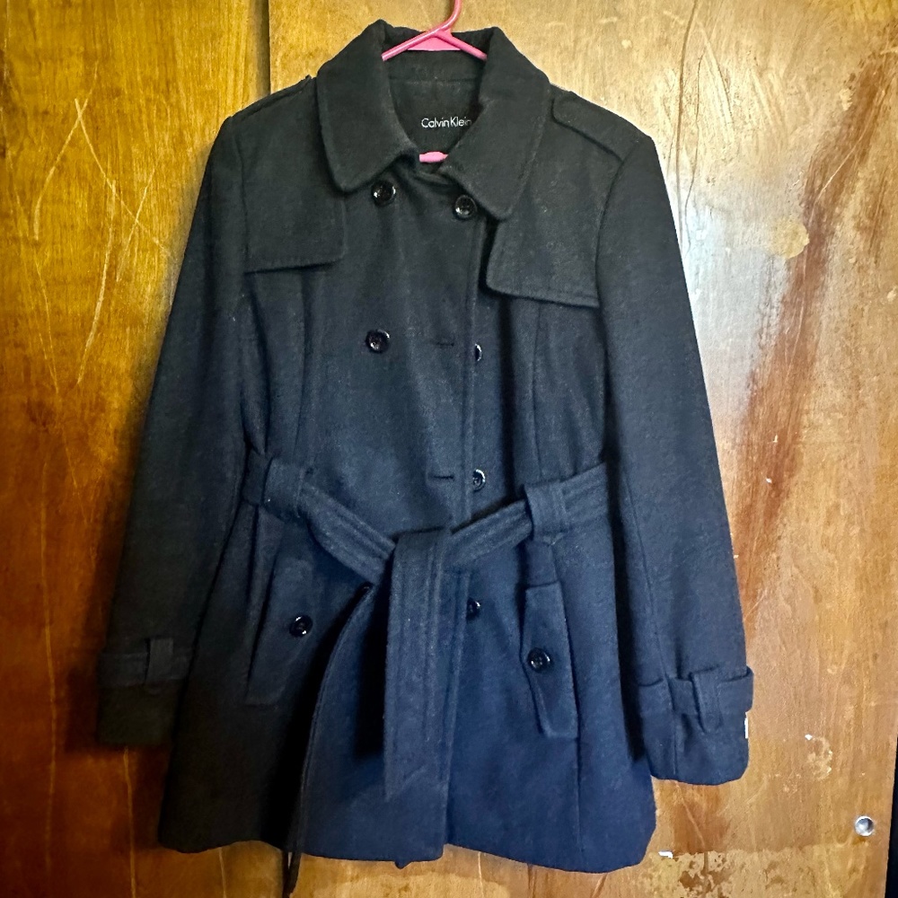 Calvin Klein Women's Wool Pea Coat